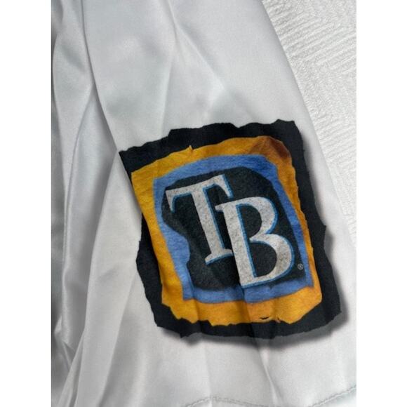 Tampa Bay Rays Patchwork T-Shirt Size XL Tropicana Field Daiquiri Deck - Picture 6 of 8